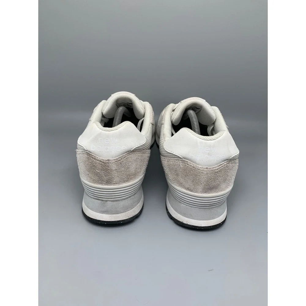 New Balance 515 White Gray Lifestyle Running Shoes ML515WHT Men's Sz 12